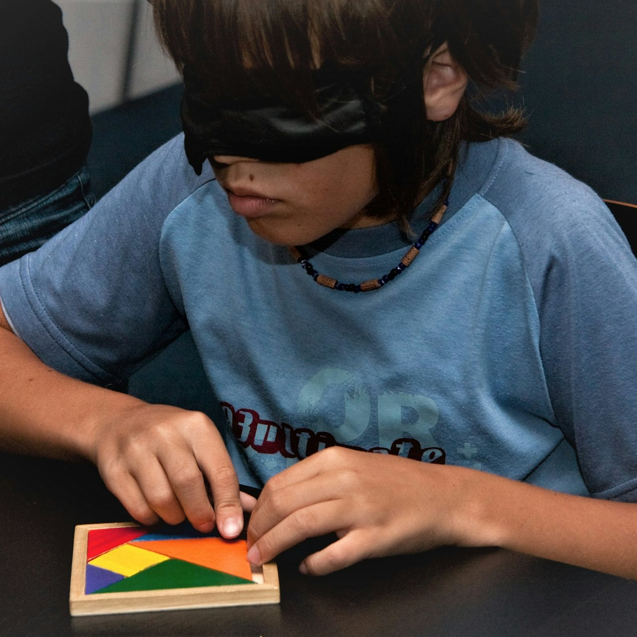 Experience a captivating journey as you engage your other senses exploring textures and shapes in a unique setting that challenges perception and fosters connection.